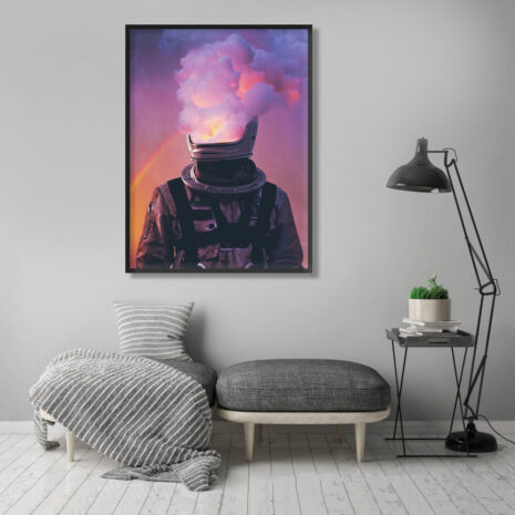 Astronaut-black-frame