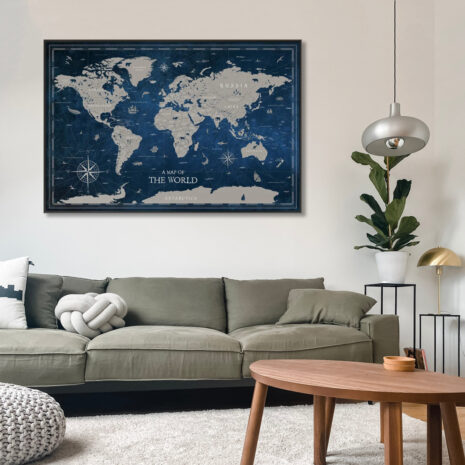 Navy-blue-world-map
