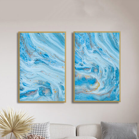 blue-marble-waves-golden frames