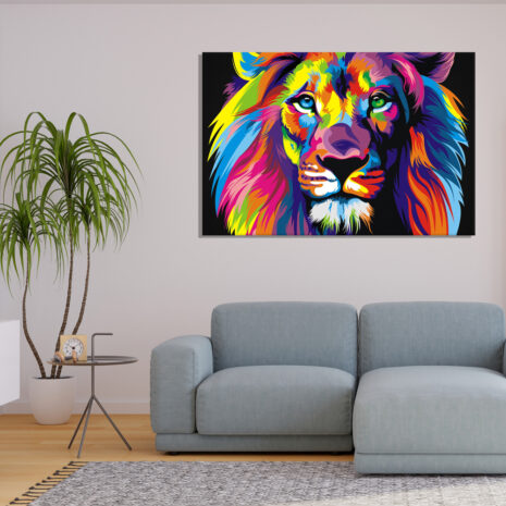 Colorful-lion-1